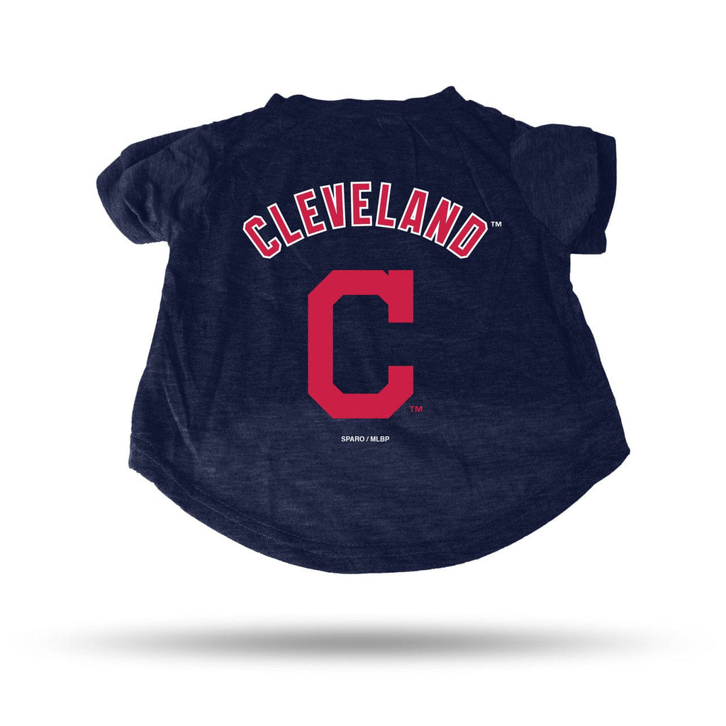 MLB Legacy Teams Cleveland Indians Pet Tee Shirt Size S 767345321244