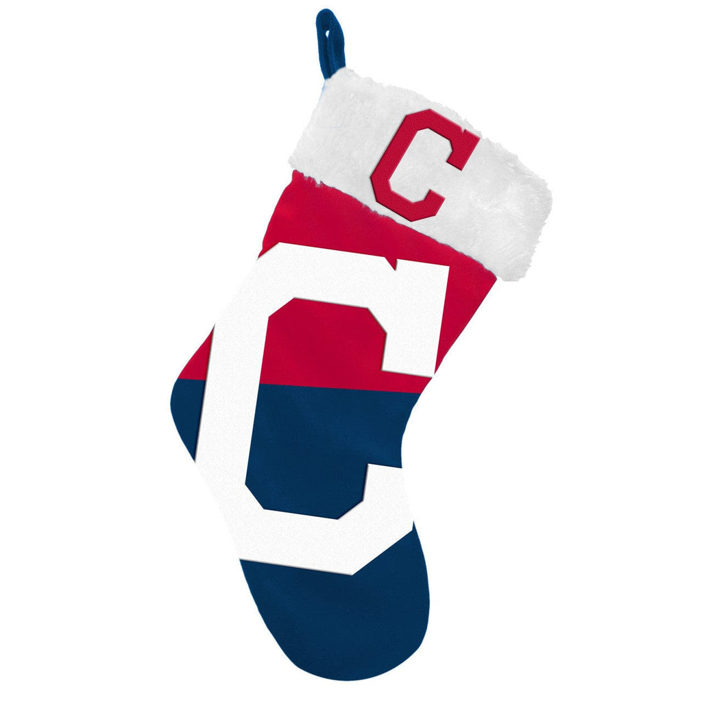 MLB Legacy Teams Cleveland Indians Stocking Basic Design 2018 Holiday 191418927543