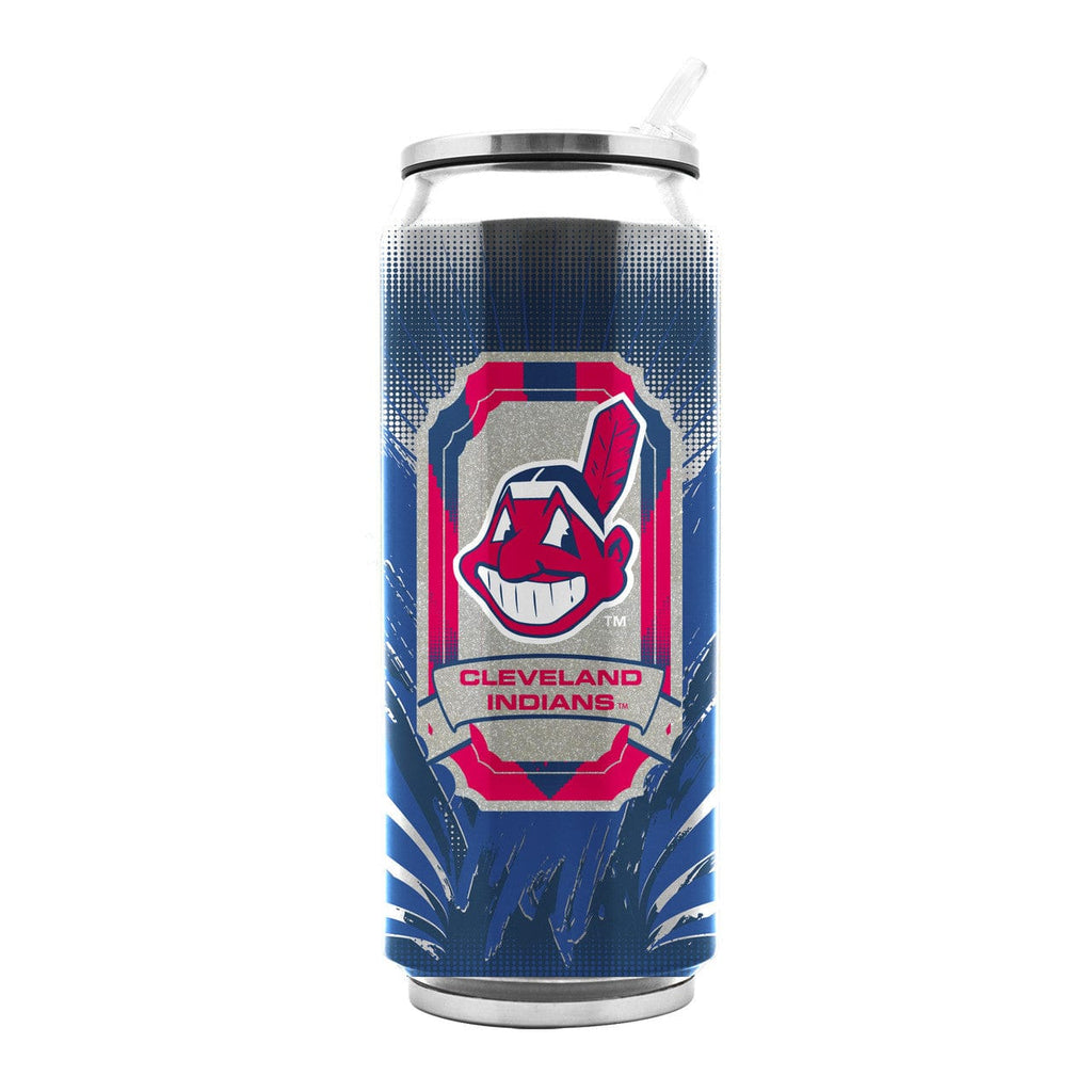 MLB Legacy Teams Cleveland Indians Thermo Can Stainless Steel 16.9oz - Special Order 094131071145