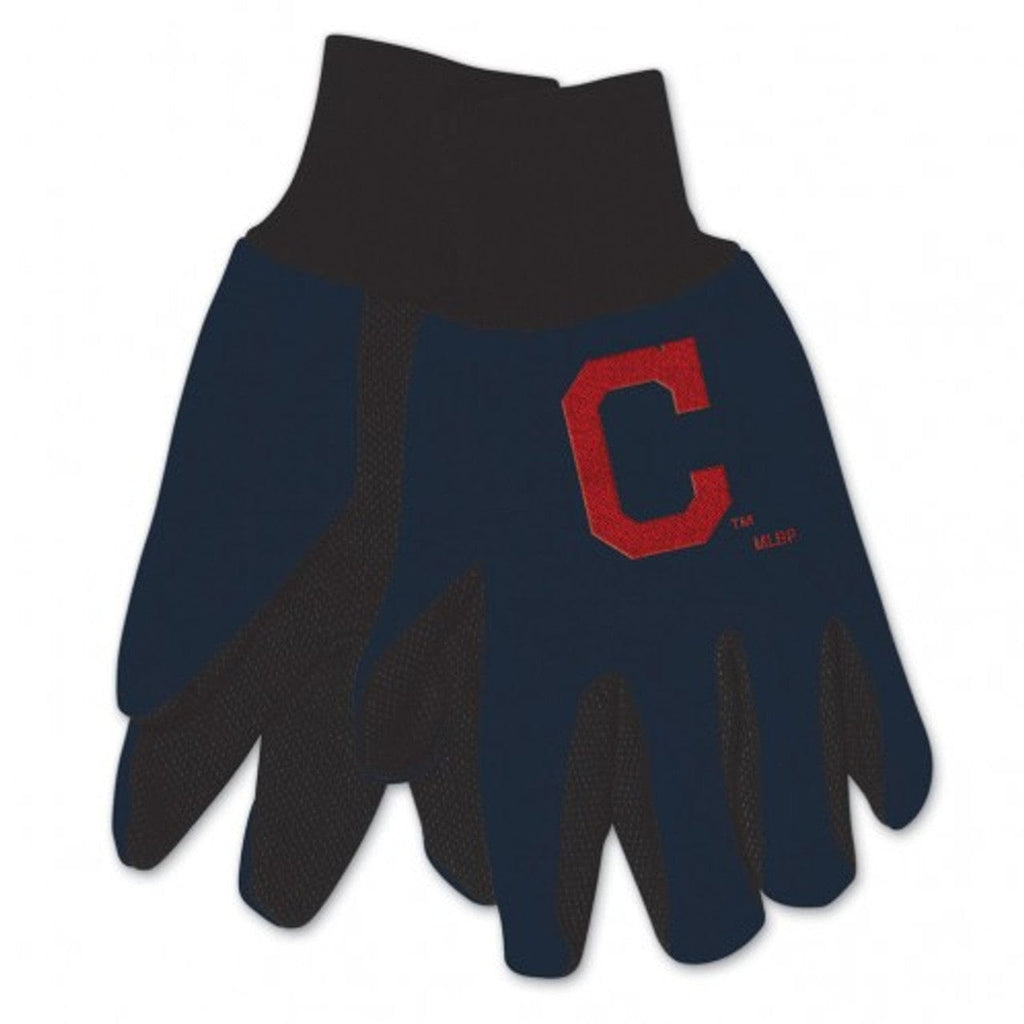 MLB Legacy Teams Cleveland Indians Two Tone Gloves - Adult Size 099606940667