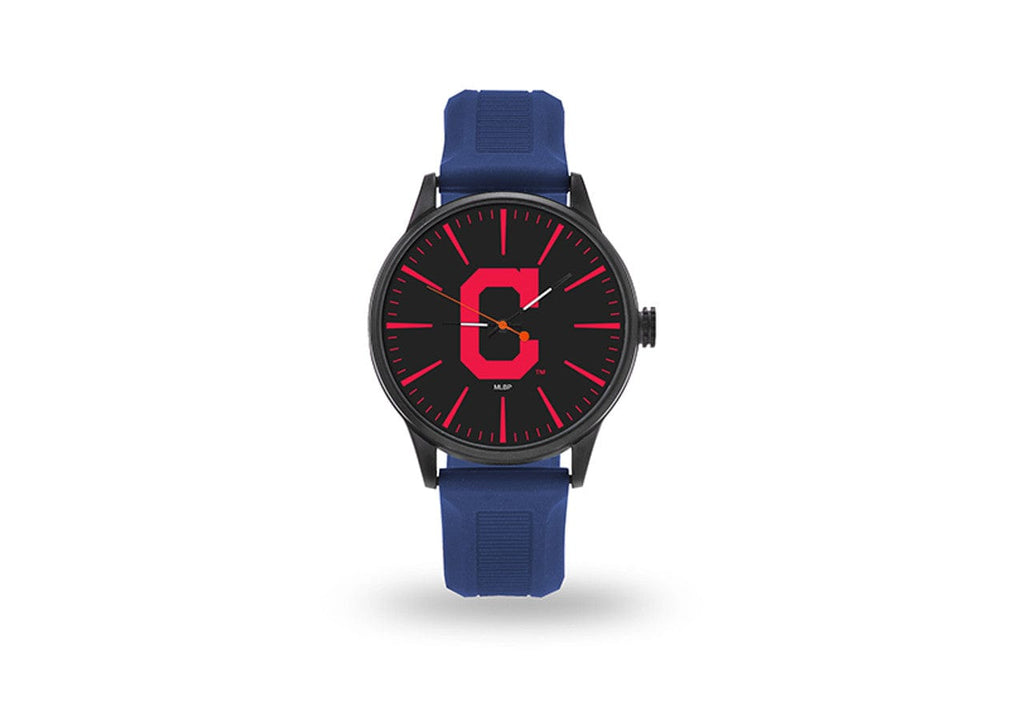 MLB Legacy Teams Cleveland Indians Watch Men's Cheer Style with Navy Watch Band 767345484550