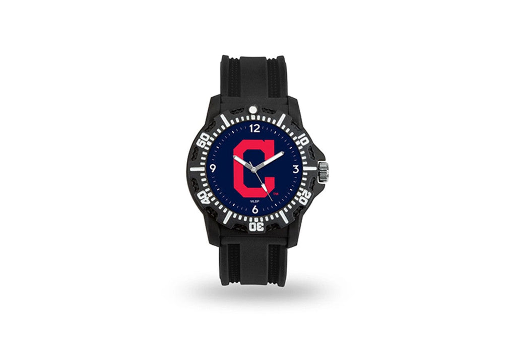 MLB Legacy Teams Cleveland Indians Watch Men's Model 3 Style with Black Band 767345856388