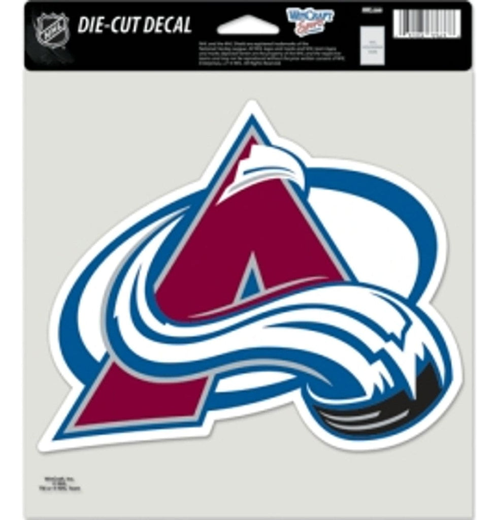 Decal 8x8 Perfect Cut Color Colorado Avalanche Decal 8x8 Die Cut Color 032085875631