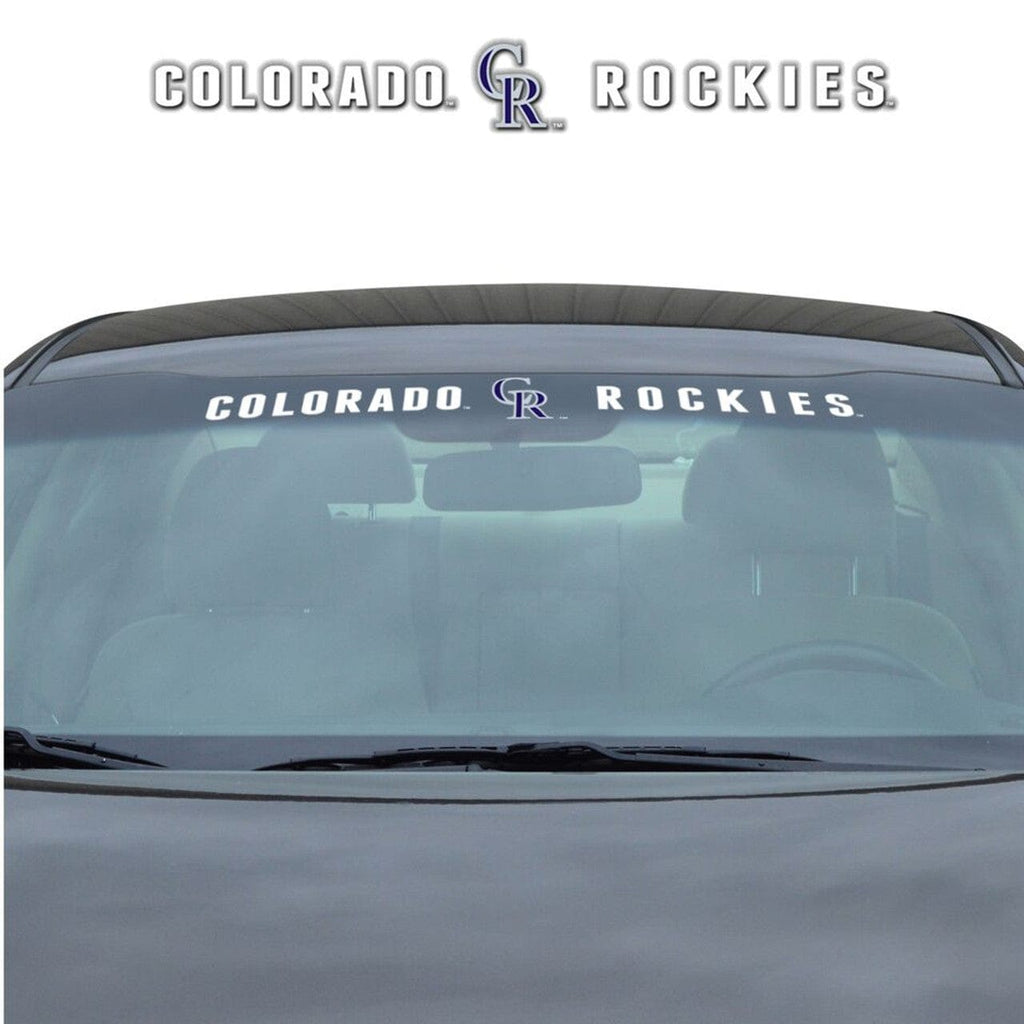 Decal 35x4 Windshield Style Colorado Rockies Decal 35x4 Windshield - Special Order 681620808100