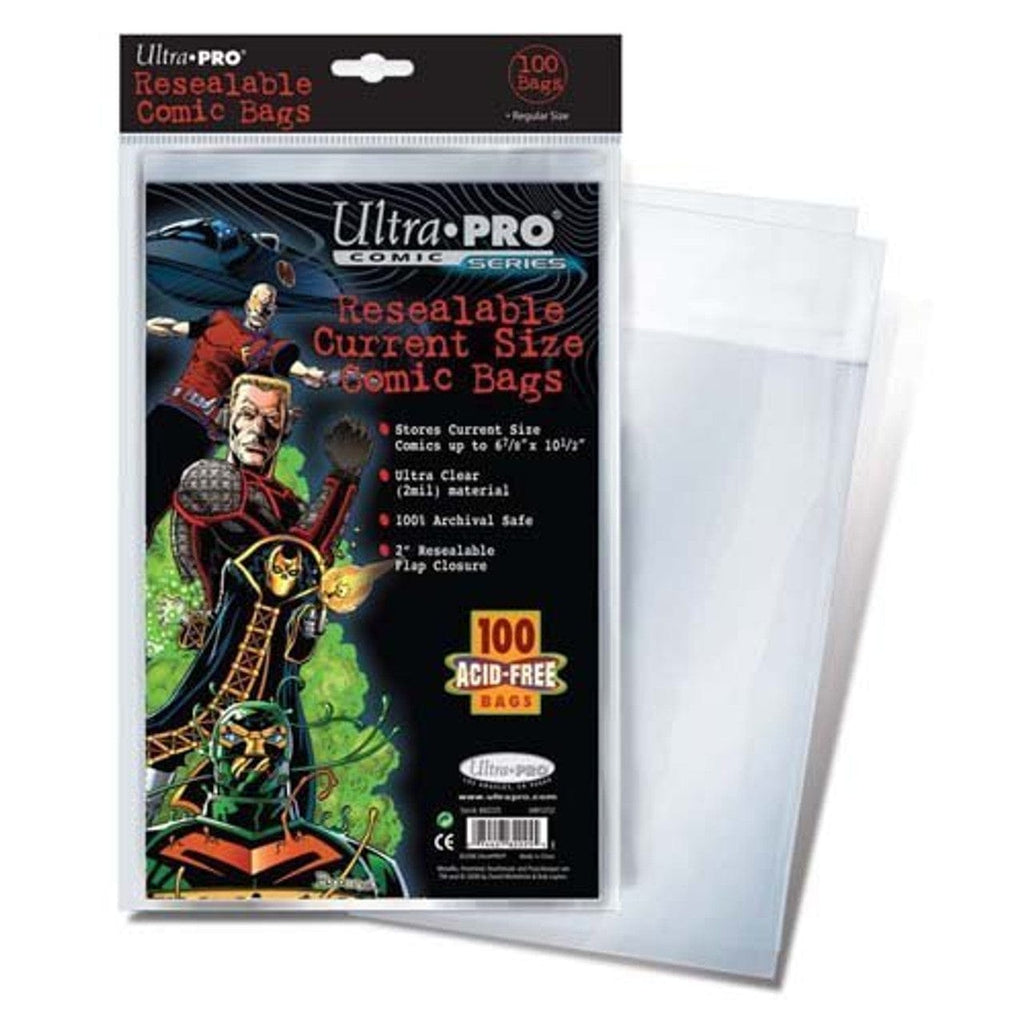 Bags Comic Bag - Current Size - Resealable (100 per pack) 074427822255