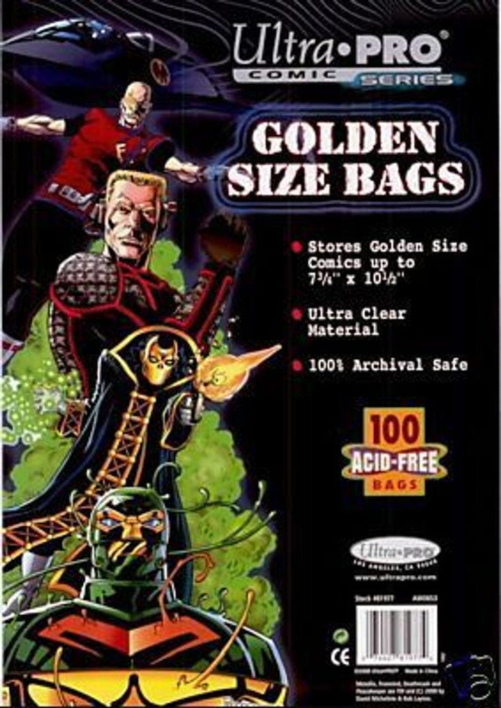 Bags Comic Bags - Golden Size (100 per pack) 074427819774