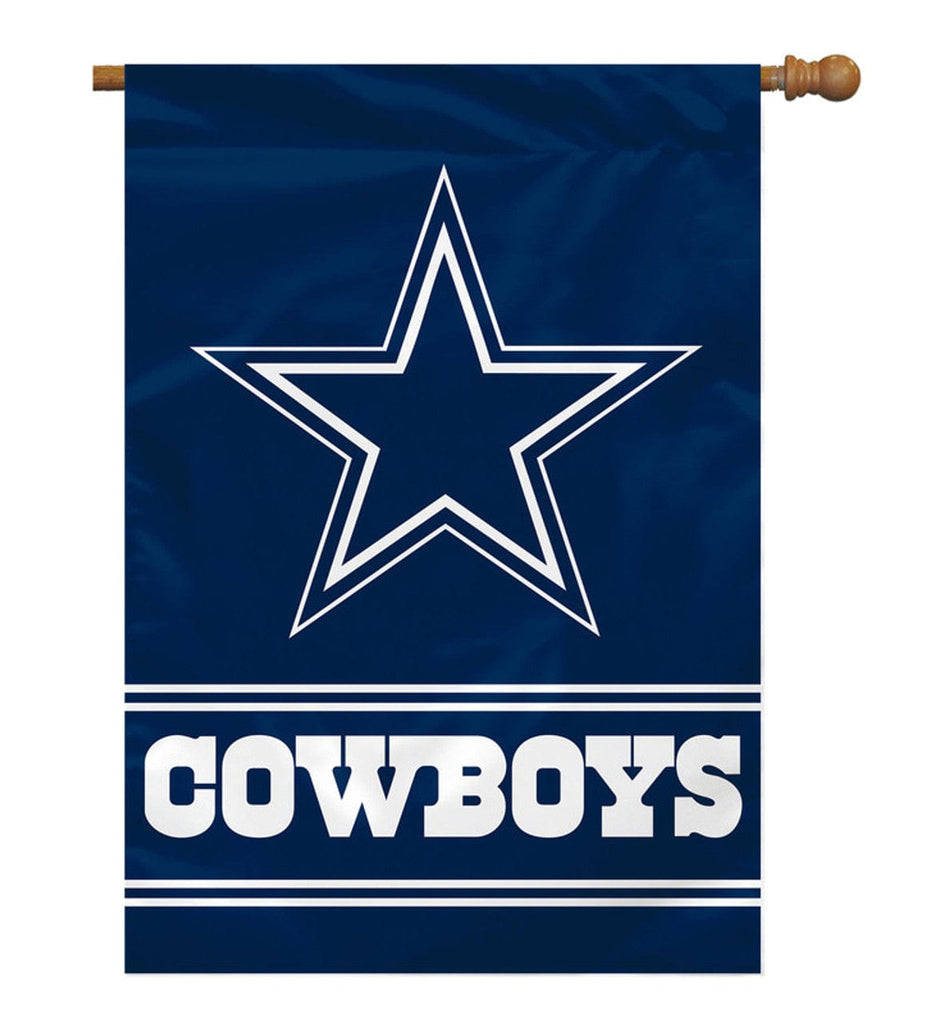 Dallas Cowboys Dallas Cowboys Banner 28x40 House Flag Style 2 Sided CO 023245948036