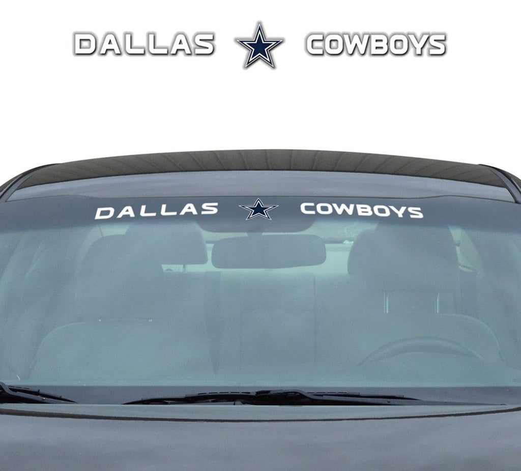 Decal 35x4 Windshield Style Dallas Cowboys Decal 35x4 Windshield 681620802092