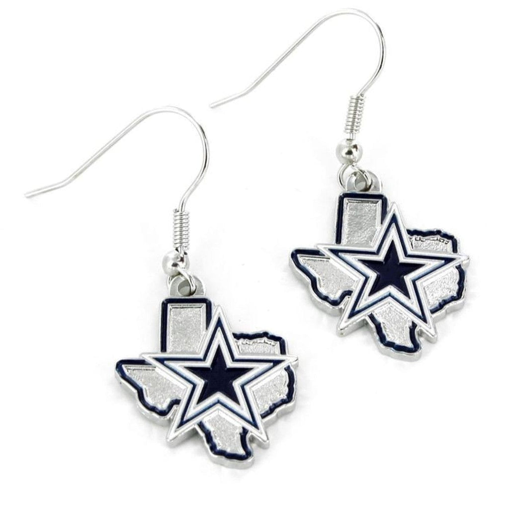 Jewelry Earrings State Dallas Cowboys Earrings State Design 763264742177