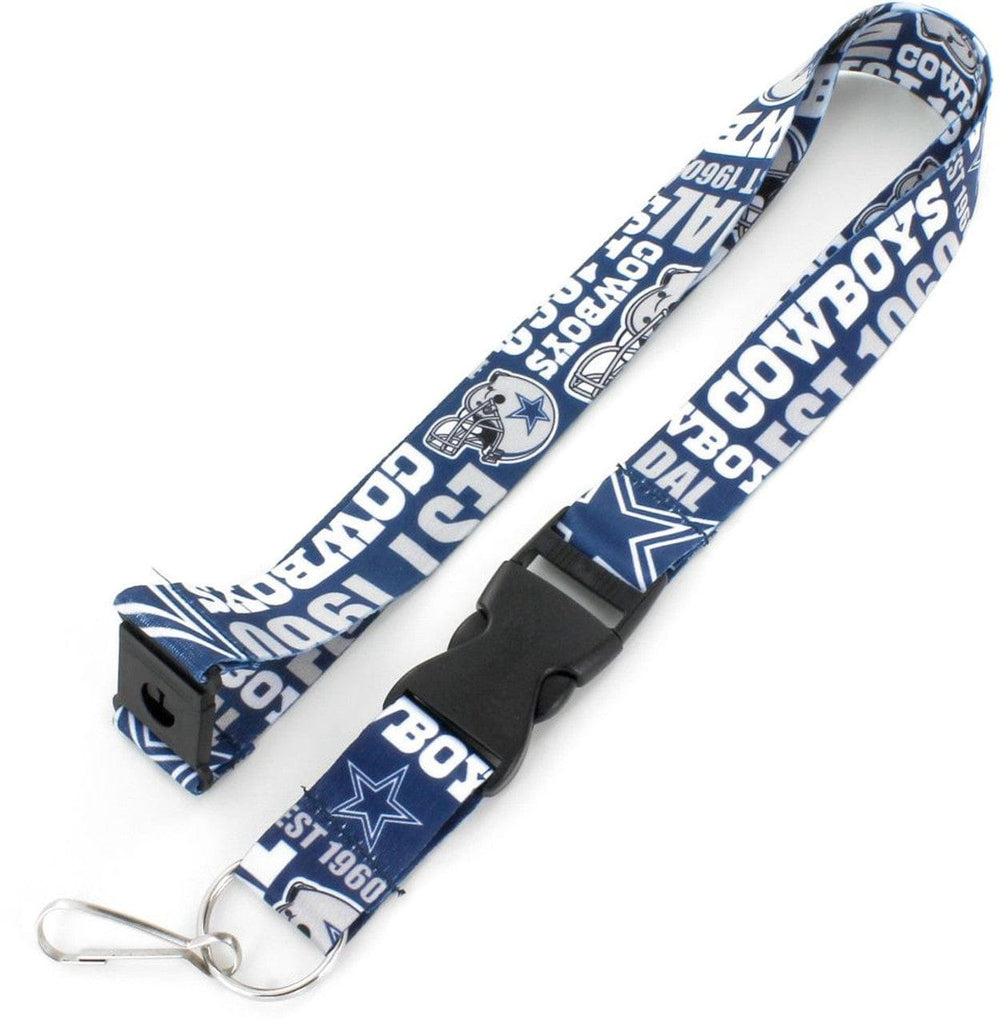 Dynamic Lanyards Dallas Cowboys Lanyard Breakaway Style Dynamic Design 763264836999