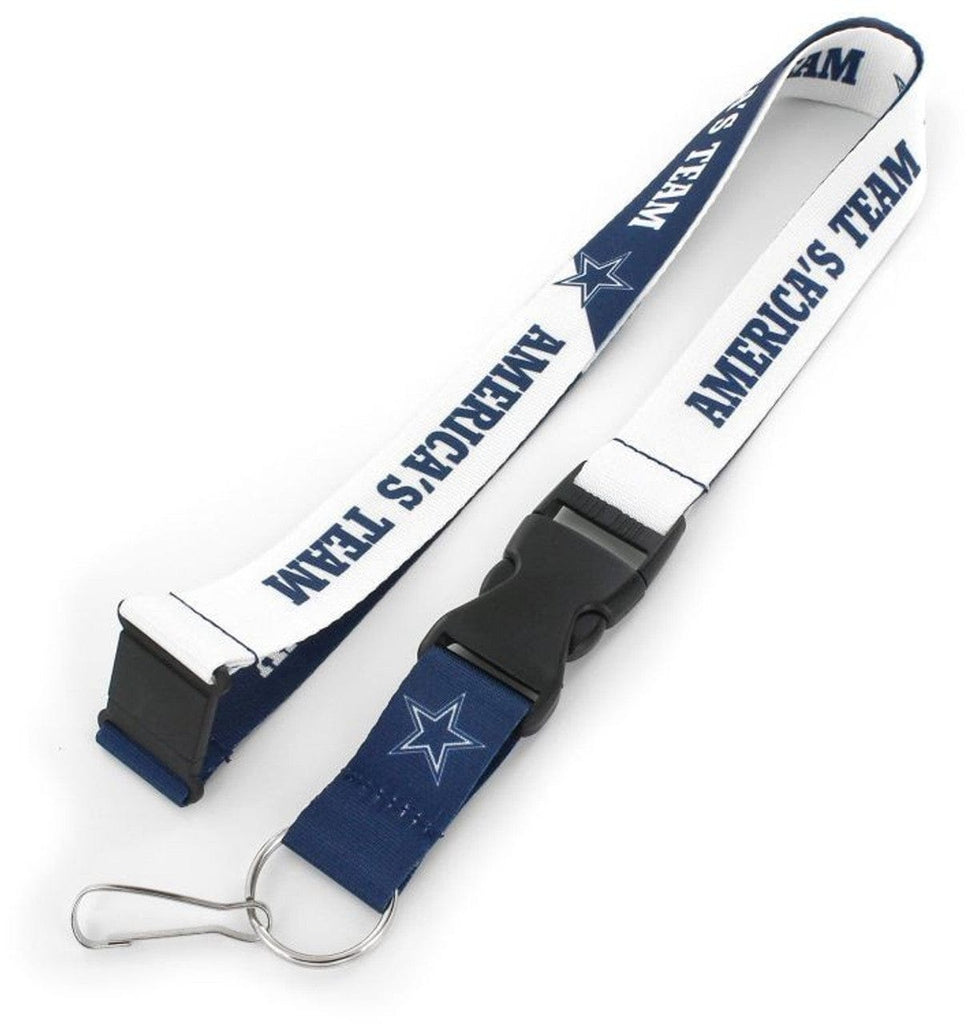 Lanyard Breakaway Dallas Cowboys Lanyard Breakaway Style Slogan Design 763264723794