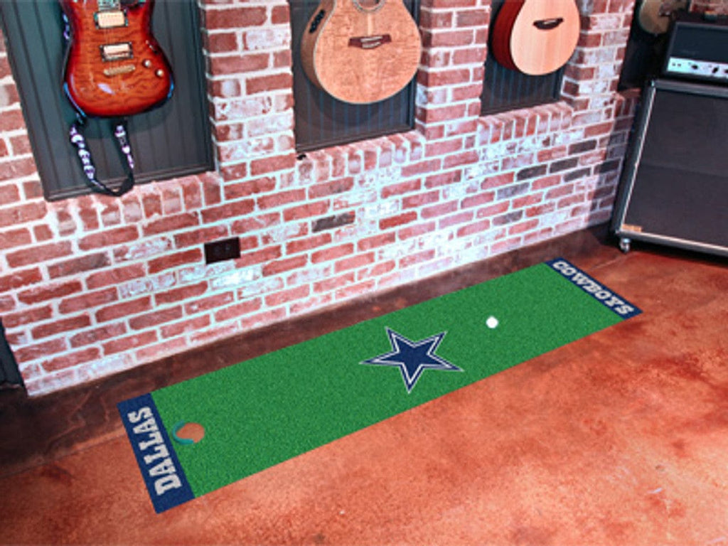 Door Mat Putting Green Dallas Cowboys Mat Putting Green - Special Order 846104090093