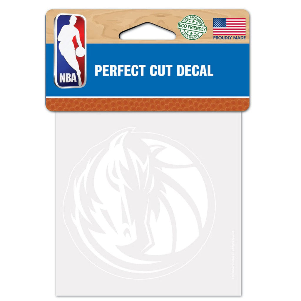 Decal 4x4 Perfect Cut White Dallas Mavericks Decal 4x4 Perfect Cut White 032085550705