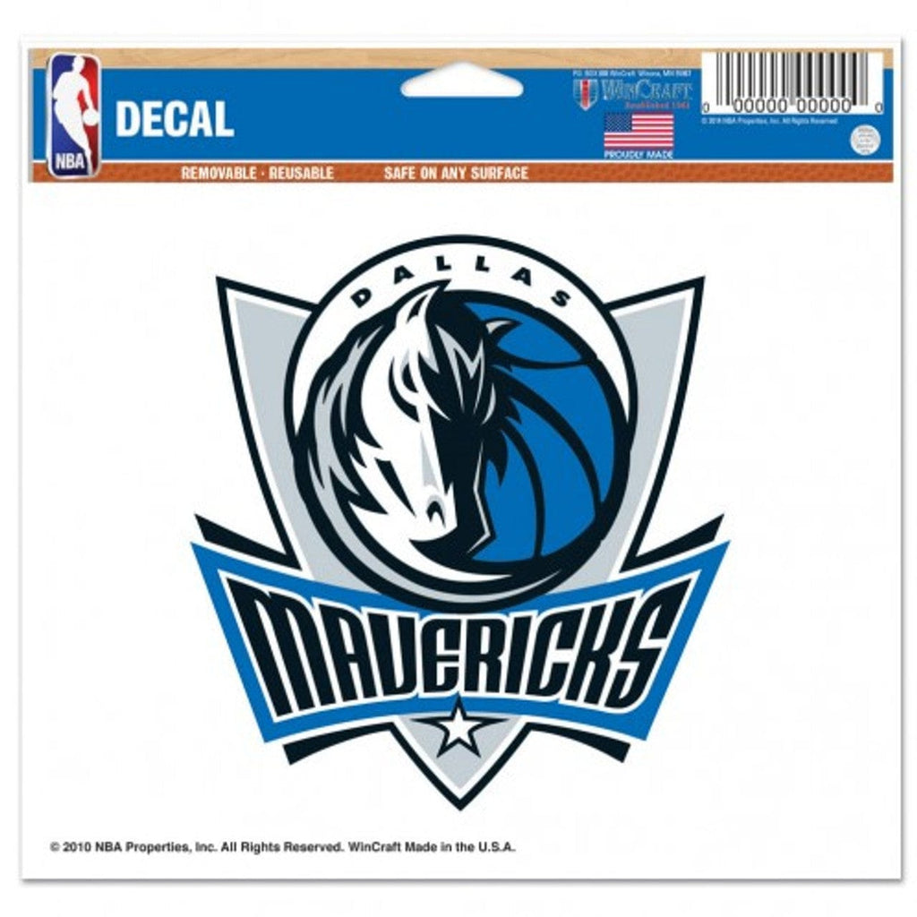 Decal 5x6 Multi Use Color Dallas Mavericks Decal 5x6 Color 032085220547