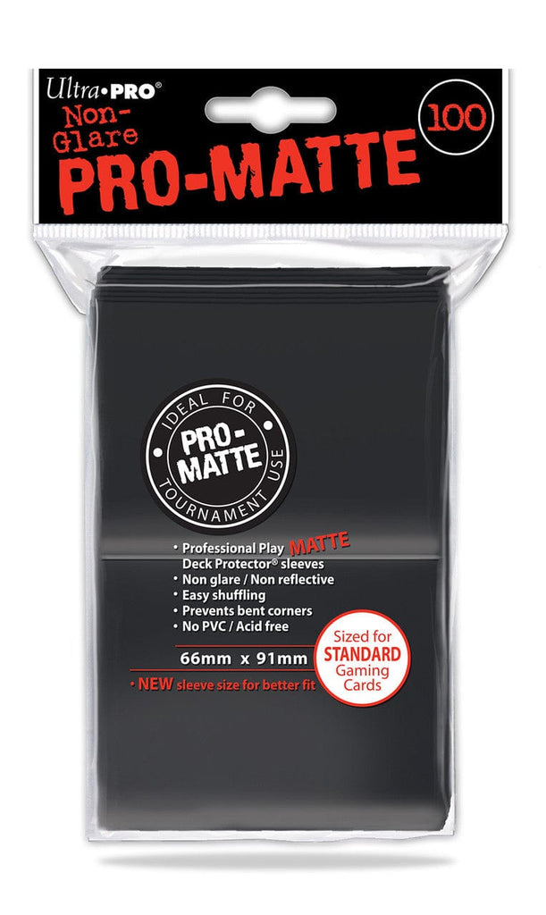 Deck Protector Deck Protectors - Pro-Matte Black (100 per pack) 074427845155