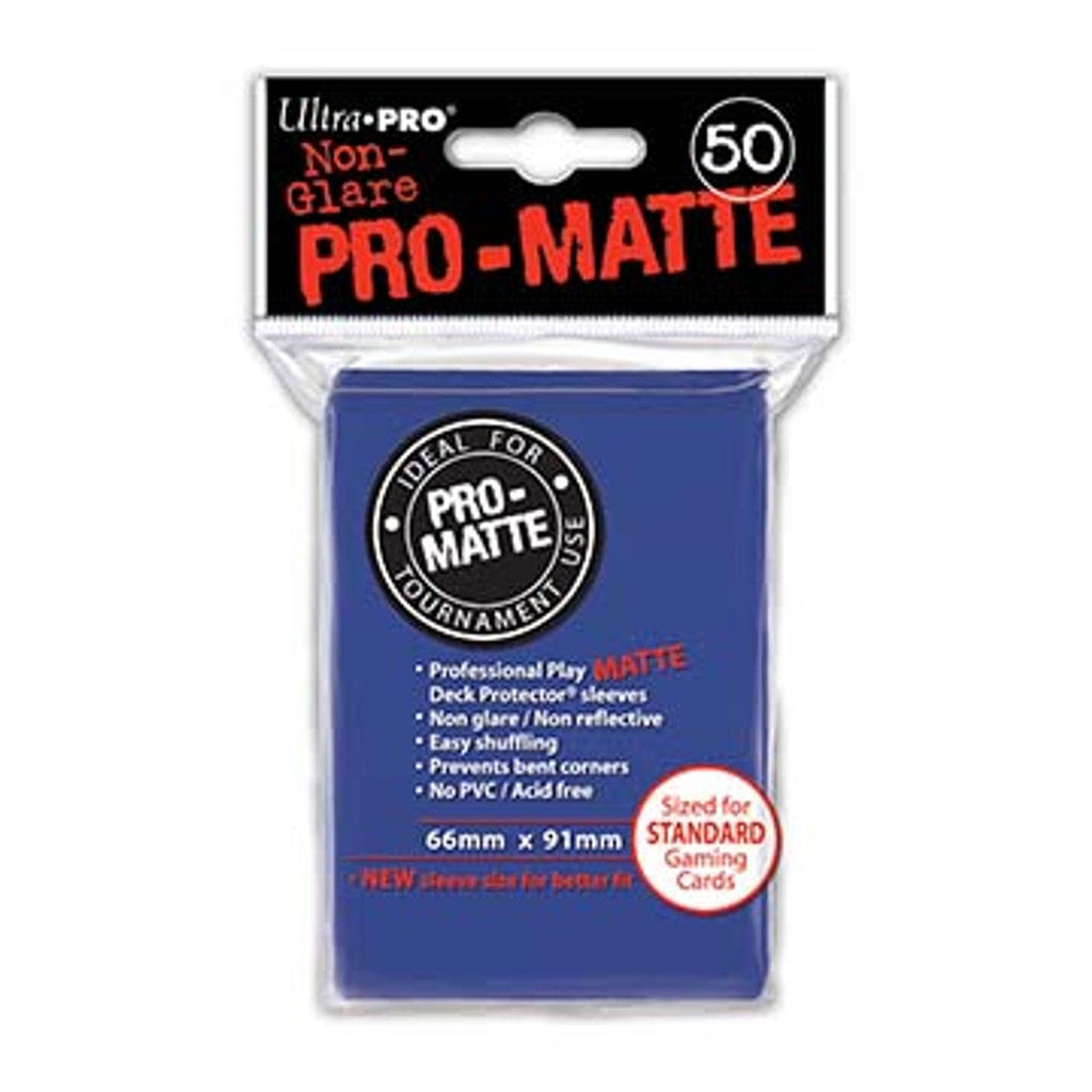 Deck Protector Deck Protectors - Pro-Matte - Blue (One Pack of 50) 074427826536