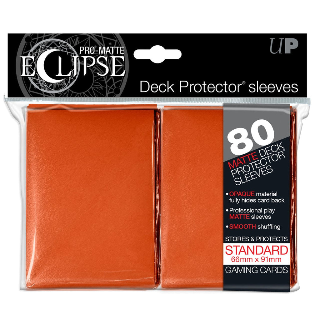Deck Protector Deck Protectors - Pro Matte - Eclipse Orange - Pack of 80 074427851132