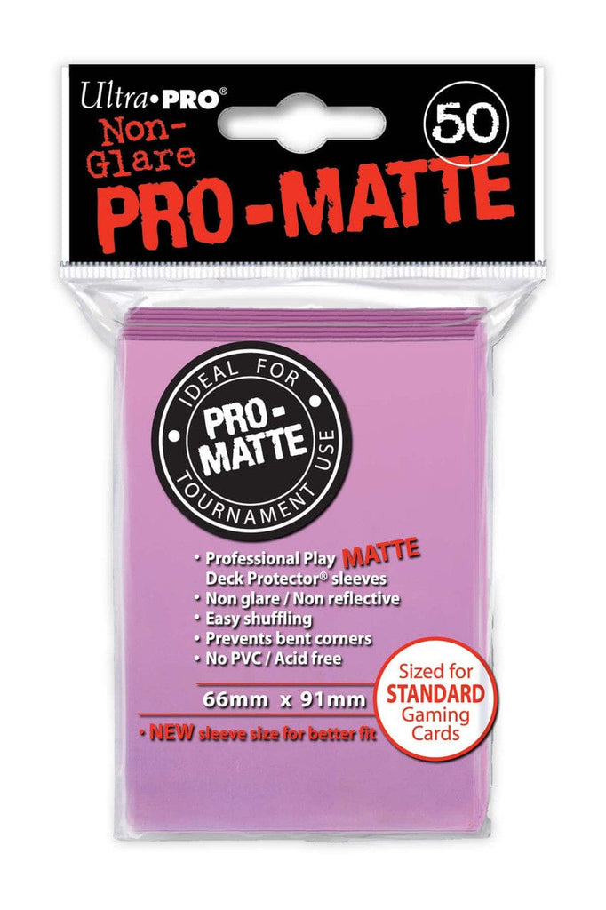 Deck Protector Deck Protectors, Pro-Matte - Pink (One Pack of 50) 074427841850