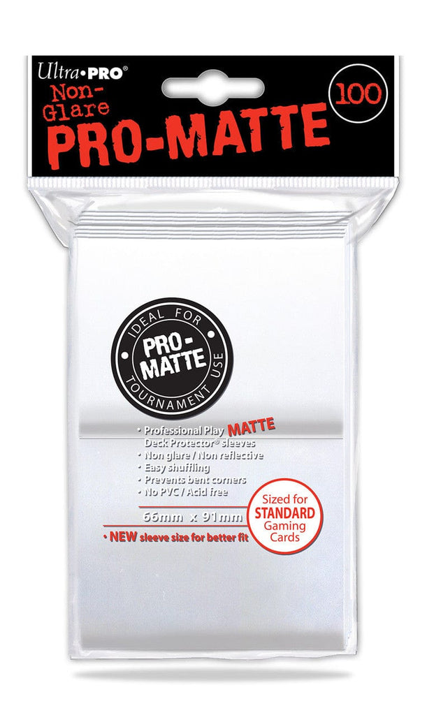 Deck Protector Deck Protectors - Pro-Matte White (100 per pack) - Special Order 074427845131