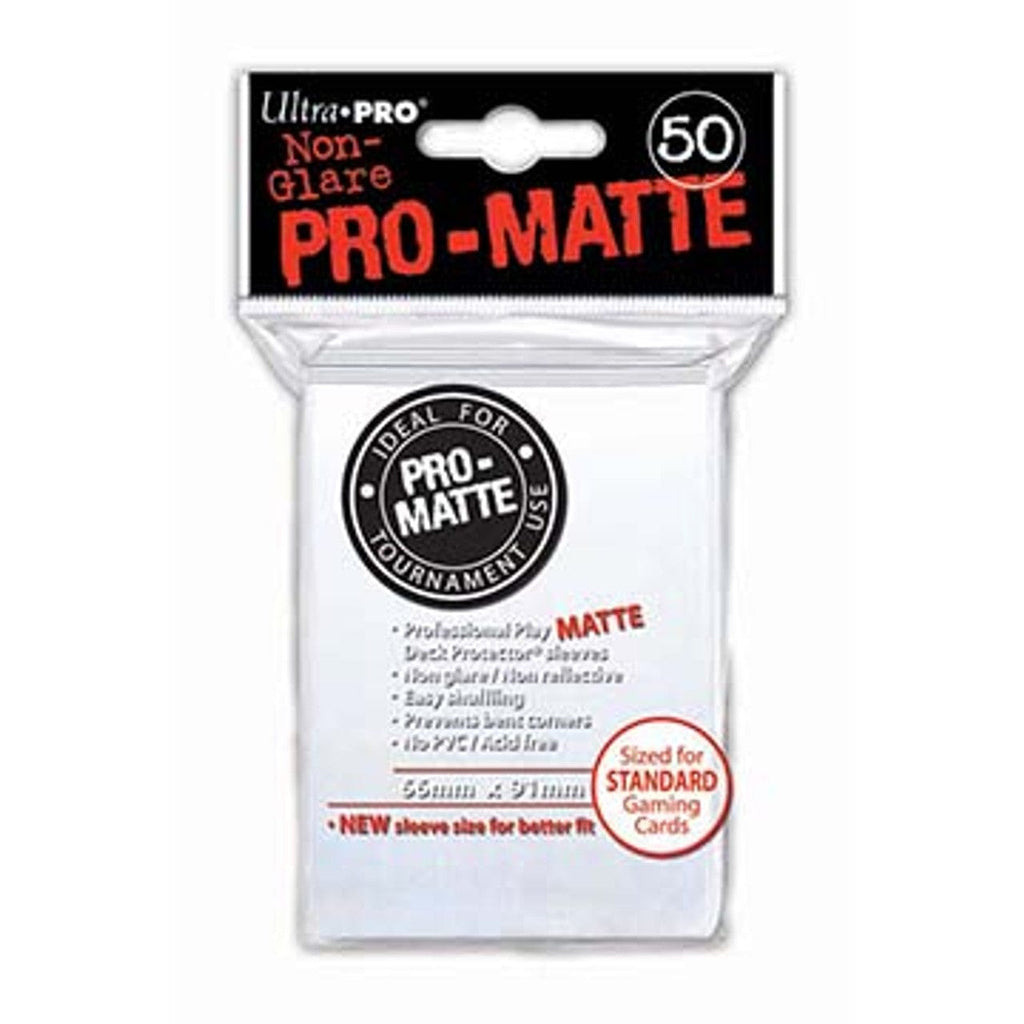 Deck Protector Deck Protectors - Pro-Matte - White (One Pack of 50) 074427826512