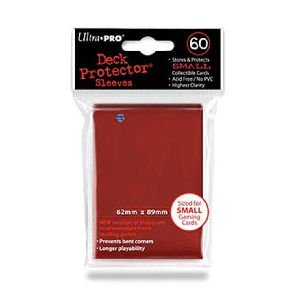 Deck Protector Deck Protectors - Small Size - Red (One Pack of 60) 074427829674