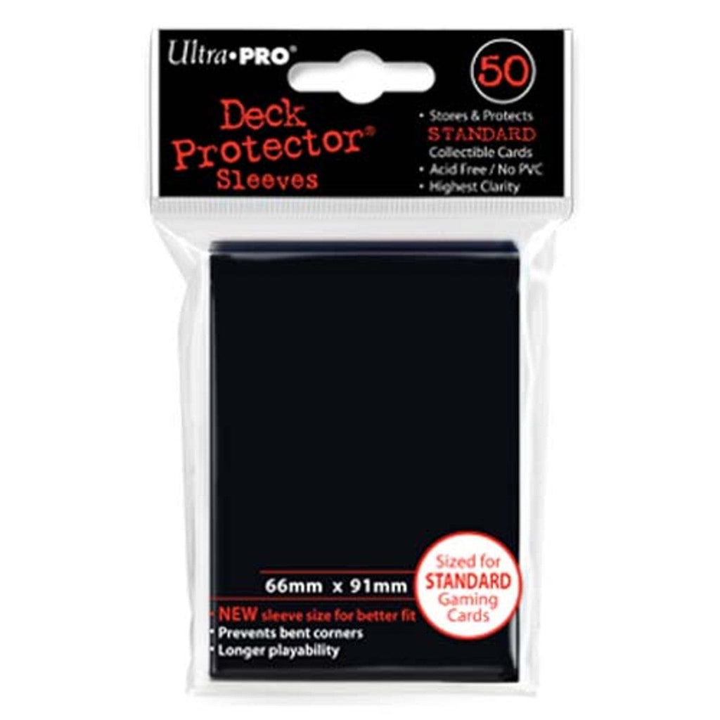 Deck Protector Deck Protectors - Solid - Black (One Pack of 50) 074427826697