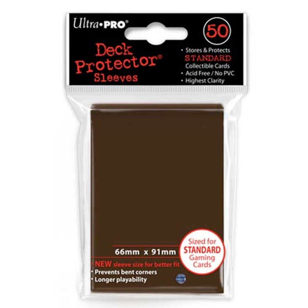 Deck Protector Deck Protectors - Solid - Brown (One Pack of 50) 074427840273