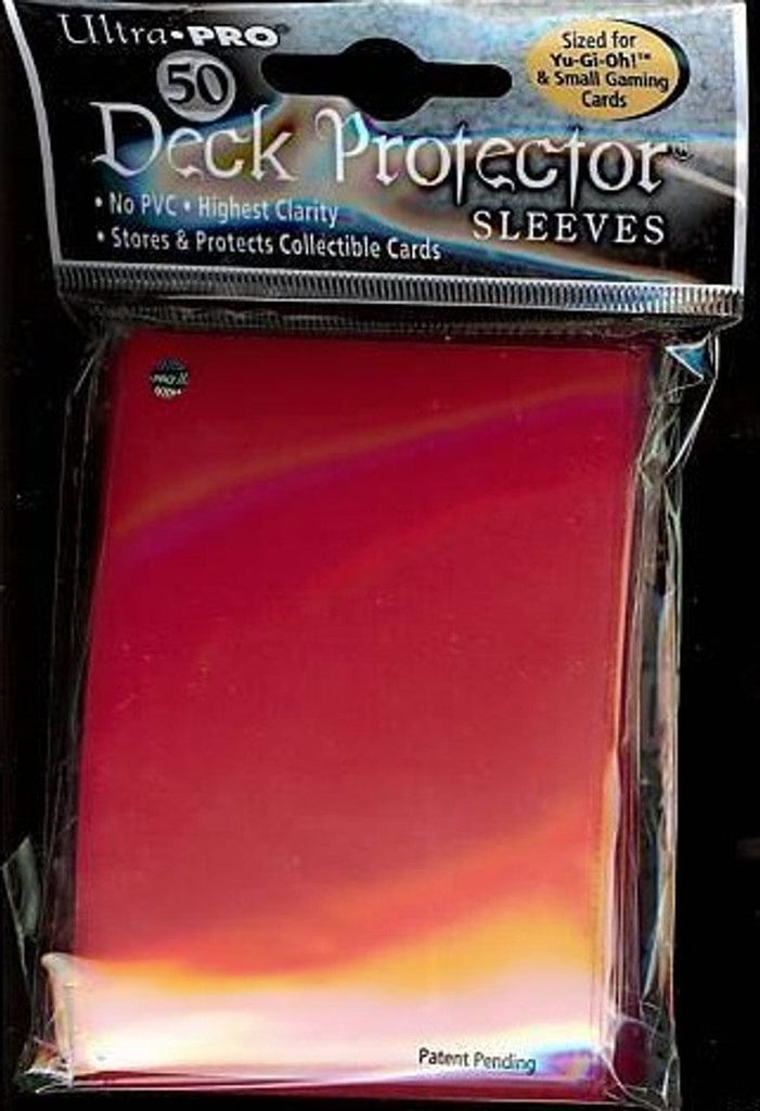 New Deck Protectors - Yu-Gi-Oh - Imperial Red - Pack of 50 074427815950