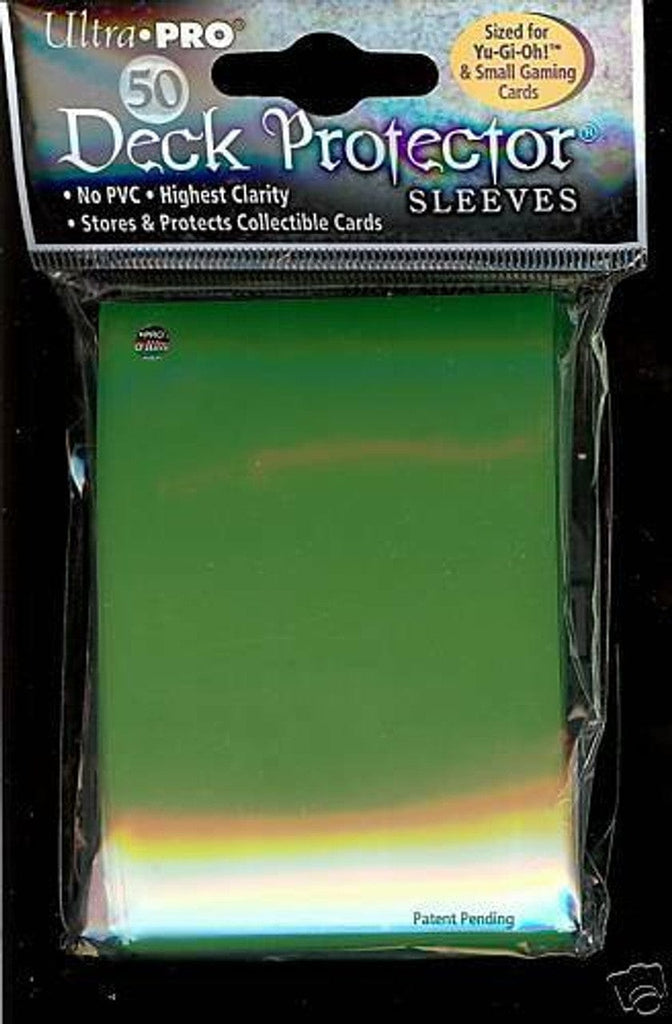 New Deck Protectors - Yu-Gi-Oh - Serpent Green - Pack of 50 074427815936