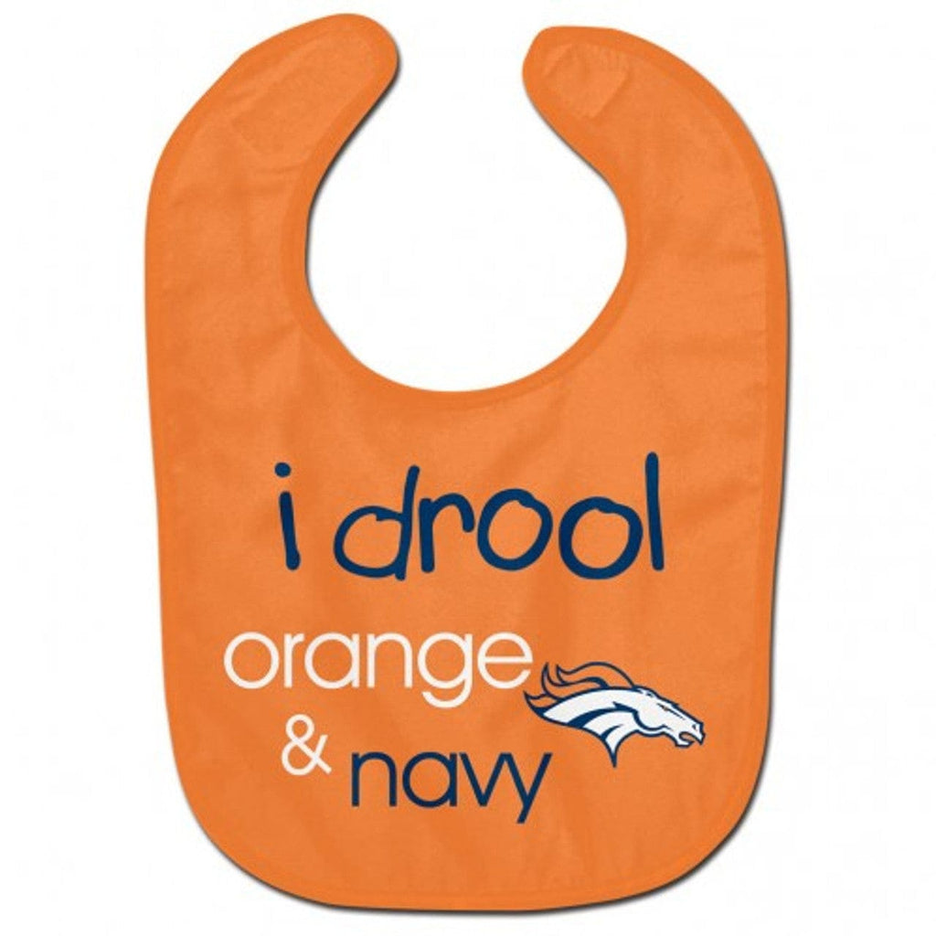 Baby Bib Denver Broncos Baby Bib All Pro Style I Drool Design 099606196132