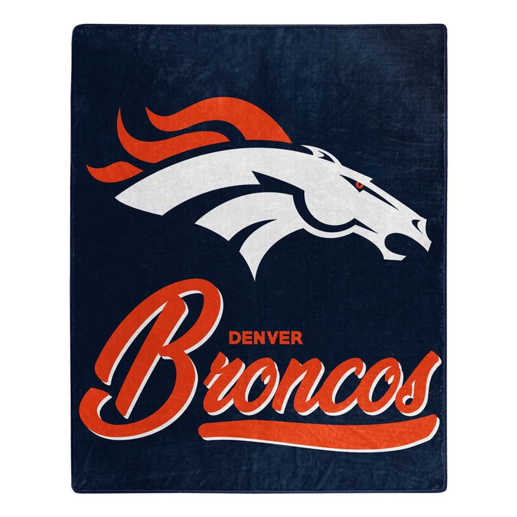 Denver Broncos Denver Broncos Blanket 50x60 Raschel Signature Design 190604269900