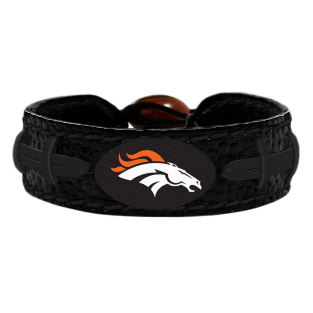 Denver Broncos Denver Broncos Bracelet Team Color Football Tonal Black CO 637057056881