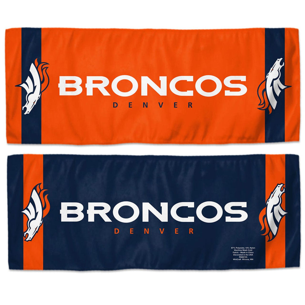 Towel Cooling Denver Broncos Cooling Towel 12x30 099606230669