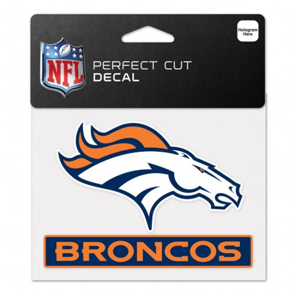 Decal 4.5x5.75 Perfect Cut Color Denver Broncos Decal 4.5x5.75 Perfect Cut Color 032085479488