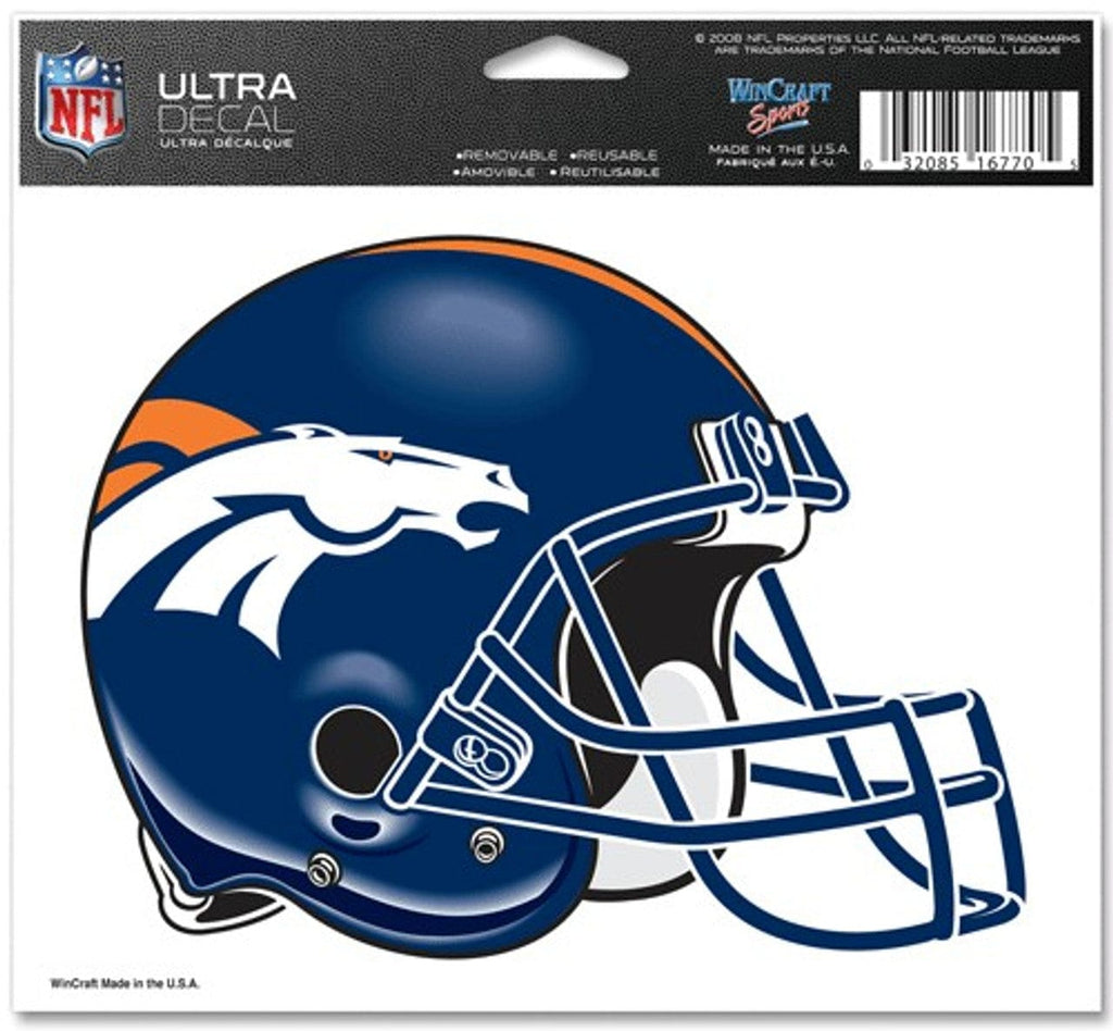 Decal 5x6 Multi Use Color Denver Broncos Decal 5x6 Ultra Color 032085167705