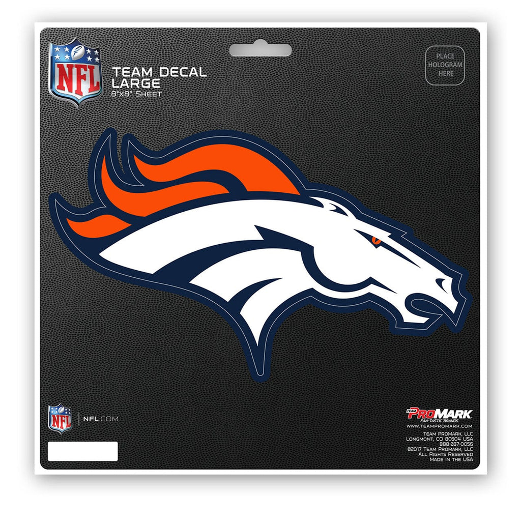 Decal 8x8 Die Cut Denver Broncos Decal 8x8 Die Cut 681620292107