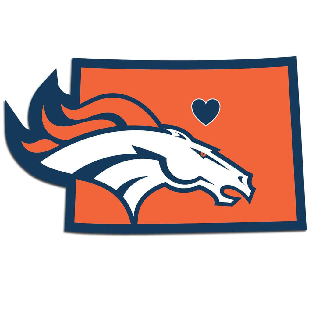 Decal Home State Pride Style Denver Broncos Decal Home State Pride 754603668142