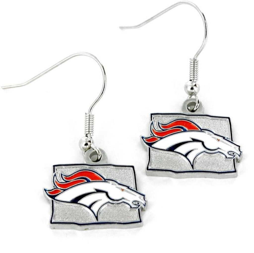 Jewelry Earrings State Denver Broncos Earrings State Design - Special Order 763264742016