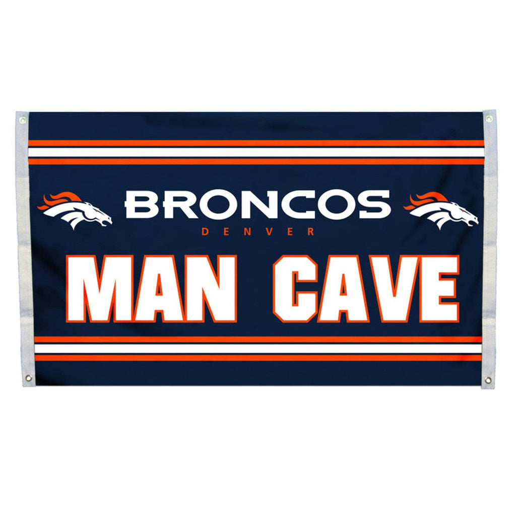 Flag 3x5 Denver Broncos Flag 3x5 Man Cave - Special Order 023245955324