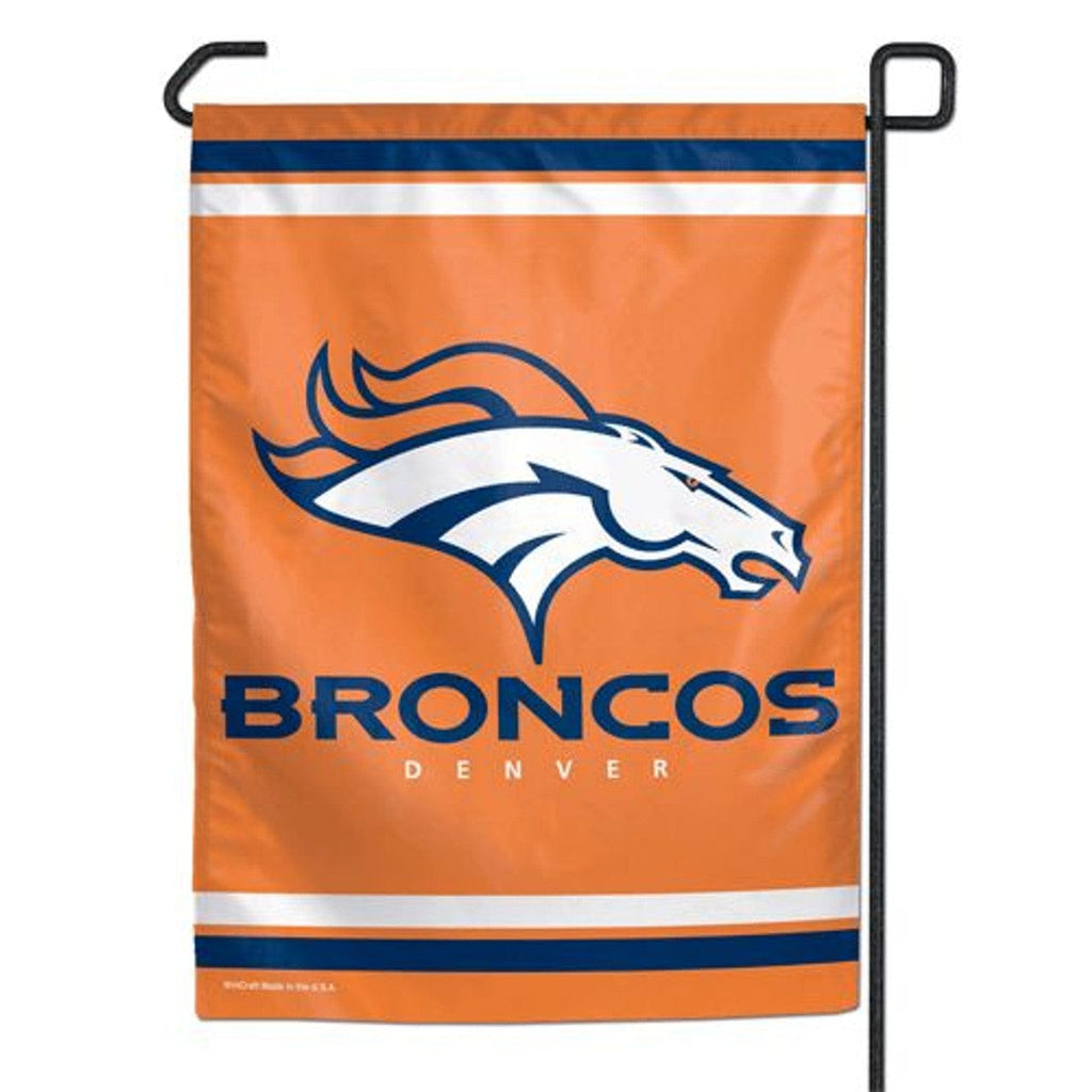 Flags 12x18 Denver Broncos Flag Garden Style 032085083678