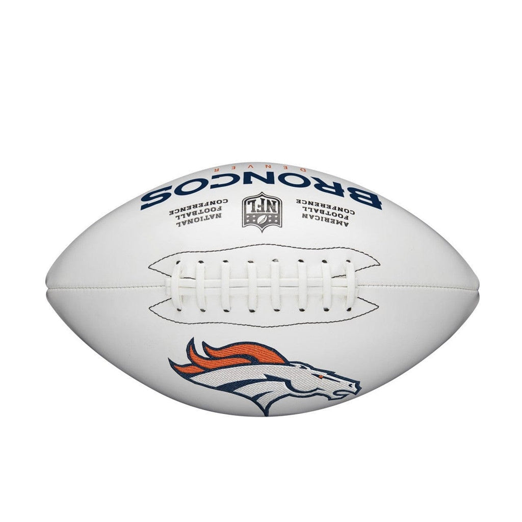 Footballs Signature Series Denver Broncos Football Full Size Autographable 887768956530