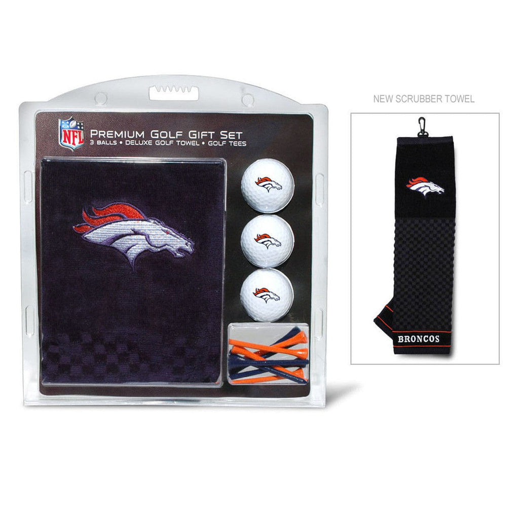 Golf Gift Set with Towel Denver Broncos Golf Gift Set with Embroidered Towel 637556308207