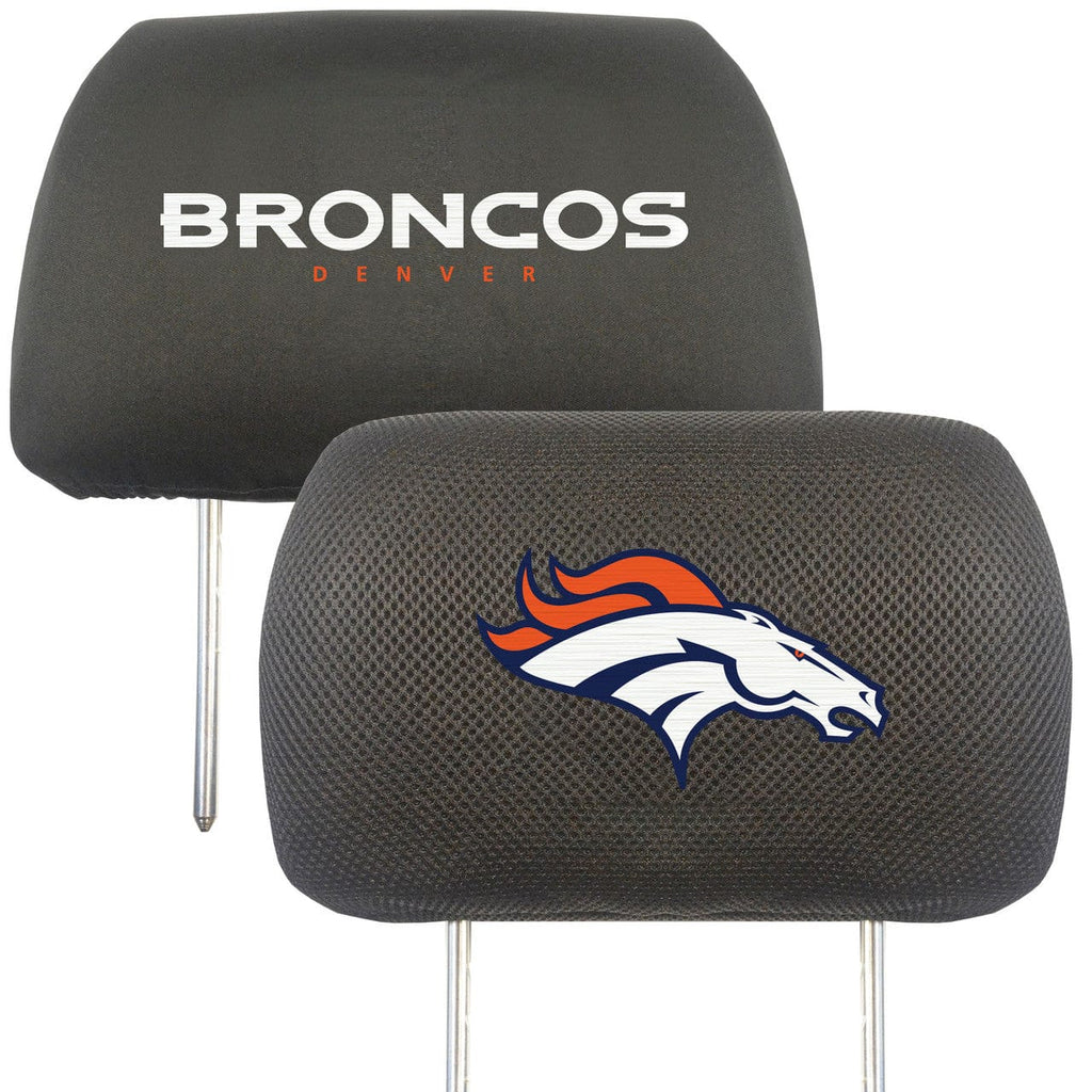 Auto Headrest Covers Denver Broncos Headrest Covers FanMats 842989024970