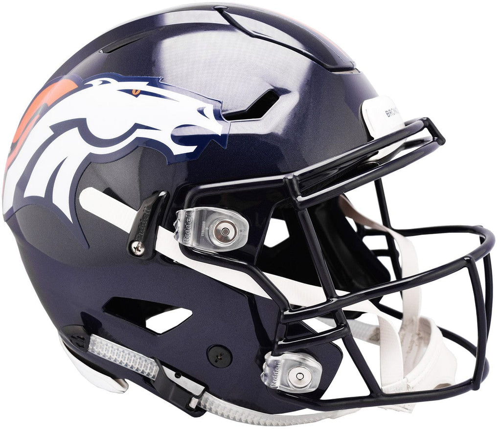 Helmets Full Size Authentic Denver Broncos Helmet Riddell Authentic Full Size SpeedFlex Style 095855309965