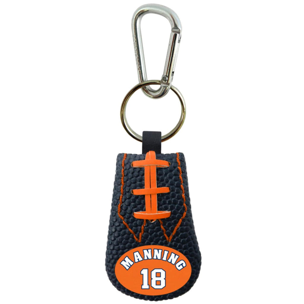 Denver Broncos Denver Broncos Keychain Team Color Football Peyton Manning Design CO 844214091009