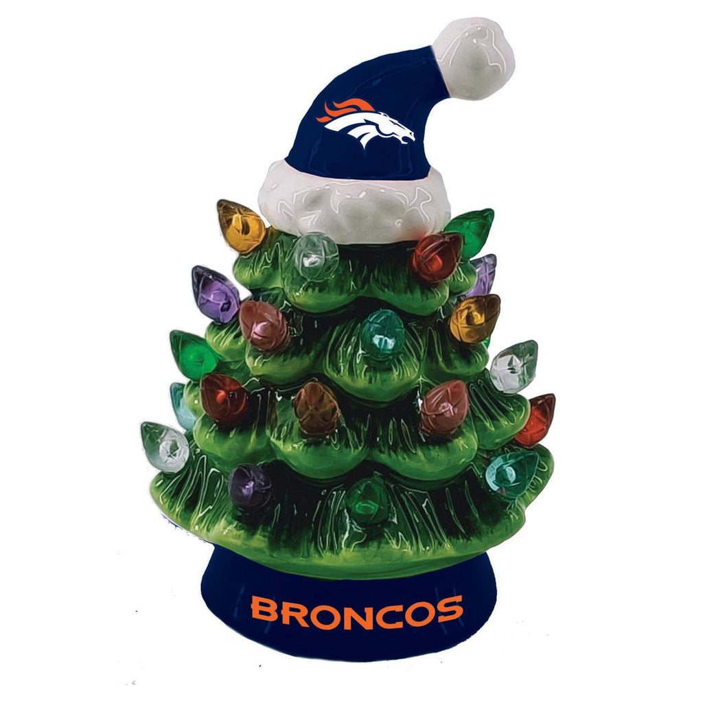 Holiday Ornaments Denver Broncos Ornament Christmas Tree LED 4 Inch 801946081234