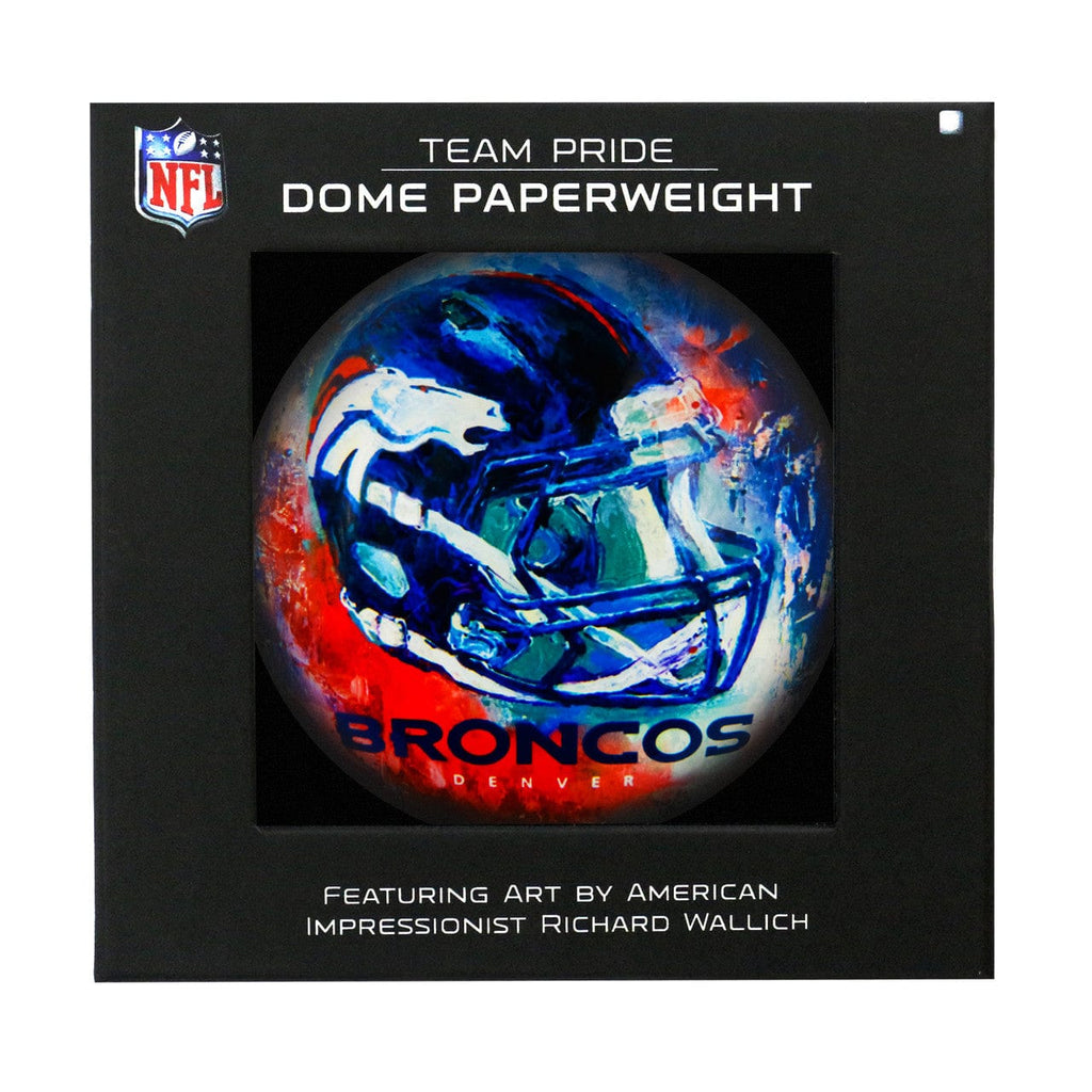 Paperweight Domed Denver Broncos Paperweight Domed 810079446285