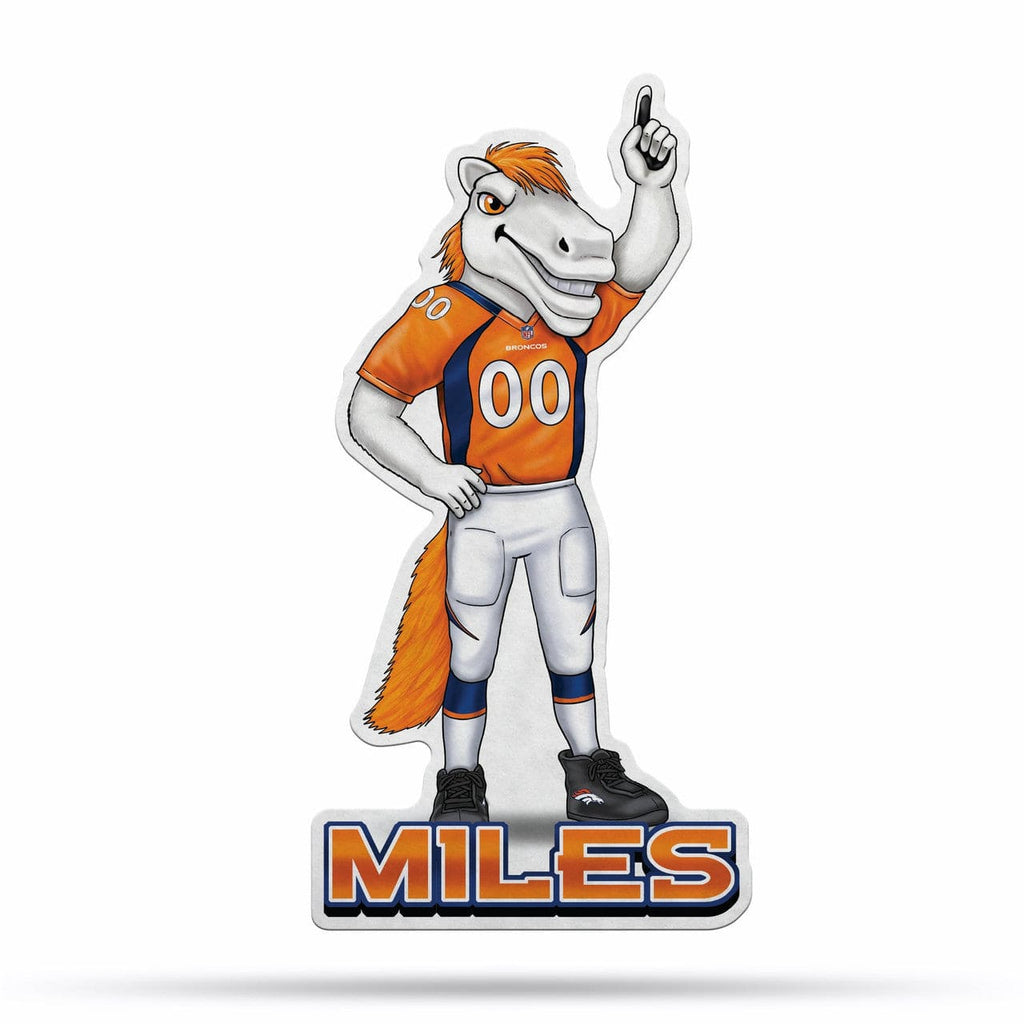 Shape Cut Pennant Denver Broncos Pennant Shape Cut Mascot Design 767345843555