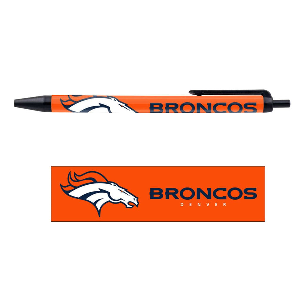 Pens Click Style 5 Pack Denver Broncos Pens 5 Pack 032085584038