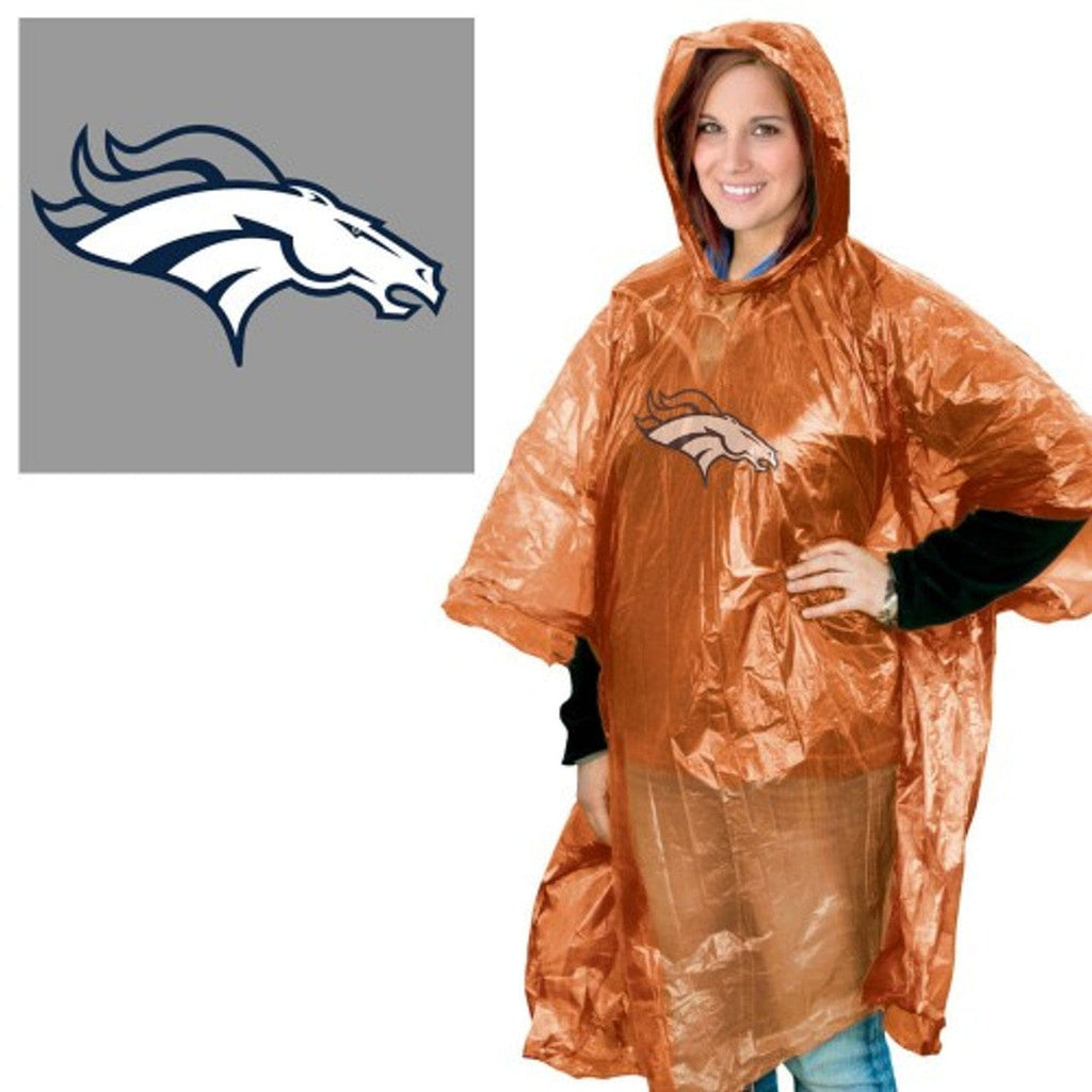 Rain Ponchos Denver Broncos Rain Poncho 099606251985